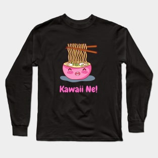 kawaii ramen Long Sleeve T-Shirt